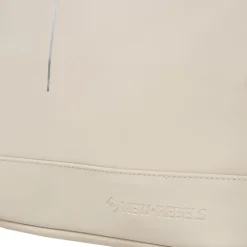 New Rebels Mart New York Beige 21L Rugtas Rolltop Waterafstotend Laptop 15.6