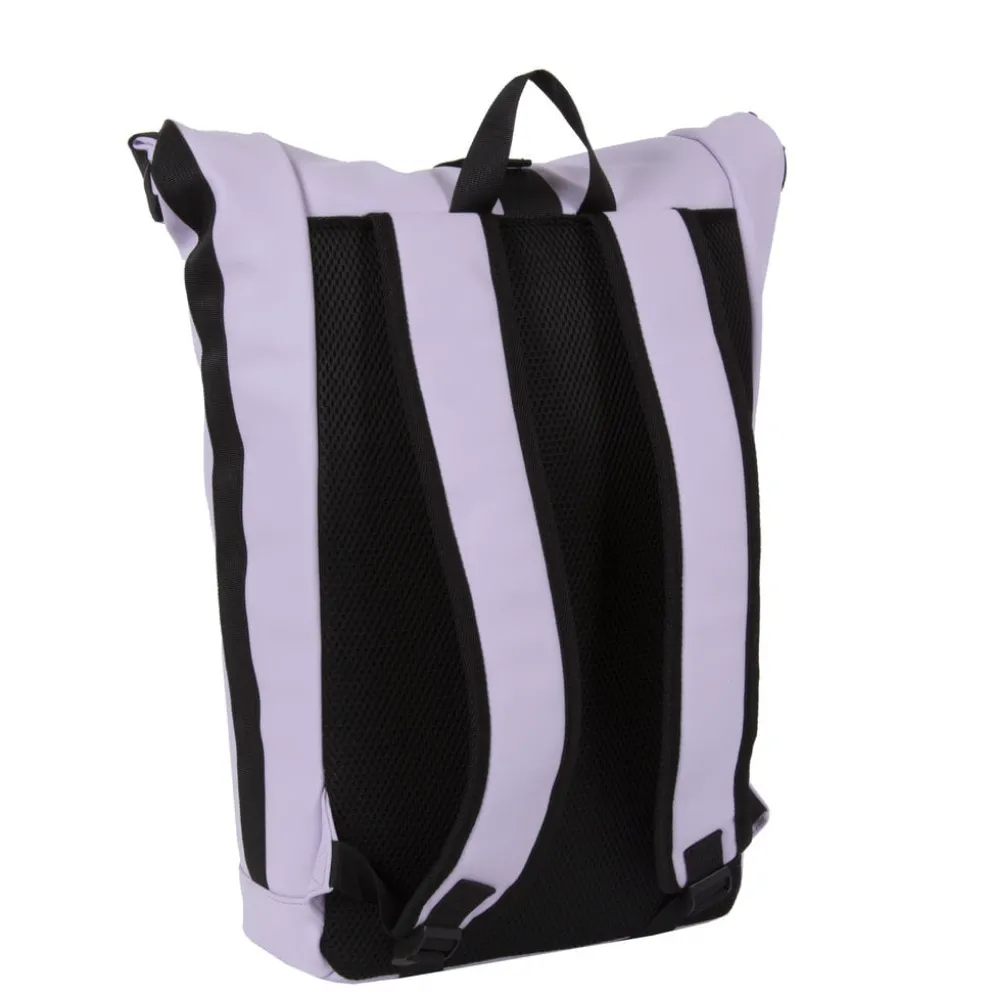 New Rebels Mart New York Lila 21L Rugtas Rolltop Waterafstotend Laptop 15.6"