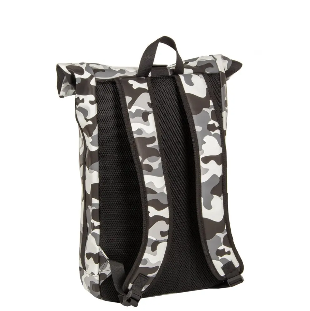 New Rebels Mart New York Camouflage Army 21L Rugtas Rolltop Waterafstotend Laptop 15.6"