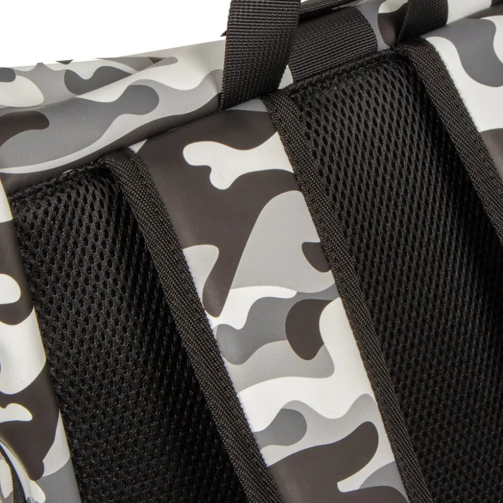 New Rebels Mart New York Camouflage Army 21L Rugtas Rolltop Waterafstotend Laptop 15.6"