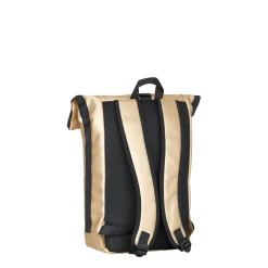 New Rebels Mart New York Metallic Goud 21L Rugzak Rolltop Waterafstotend Laptop 15.6