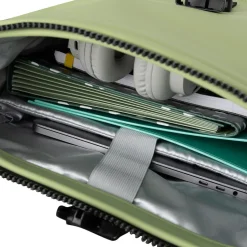 New Rebels Mart New York Matt Green 21L Rolltop Rugtas – Waterafstotend – Geschikt voor 15.6” Laptop