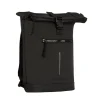 New Rebels Mart New York Zwart 21L Rugzak Rolltop Waterafstotend Laptop 15.6"