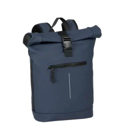 New Rebels Mart New York Navy 21L Rugtas Rolltop Waterafstotend Laptop 15.6"