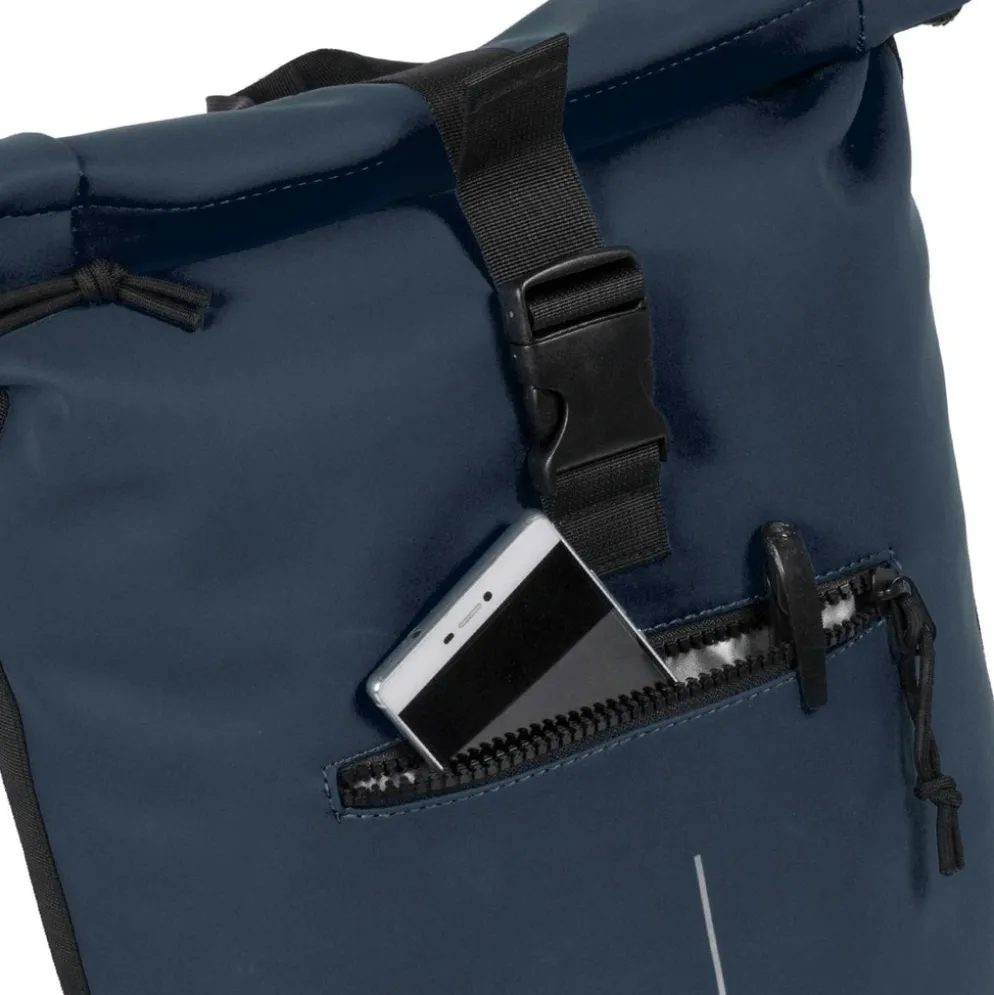 New Rebels Mart New York Navy 21L Rugtas Rolltop Waterafstotend Laptop 15.6"