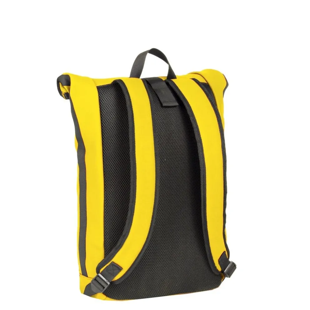 New Rebels Mart New York Geel 21L Rugtas Rolltop Waterafstotend Laptop 15.6"
