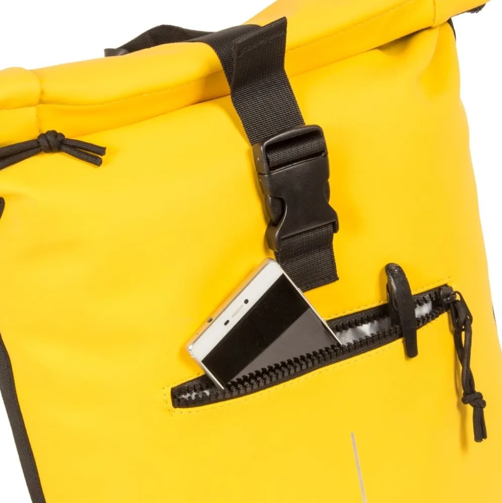 New Rebels Mart New York Geel 21L Rugtas Rolltop Waterafstotend Laptop 15.6"