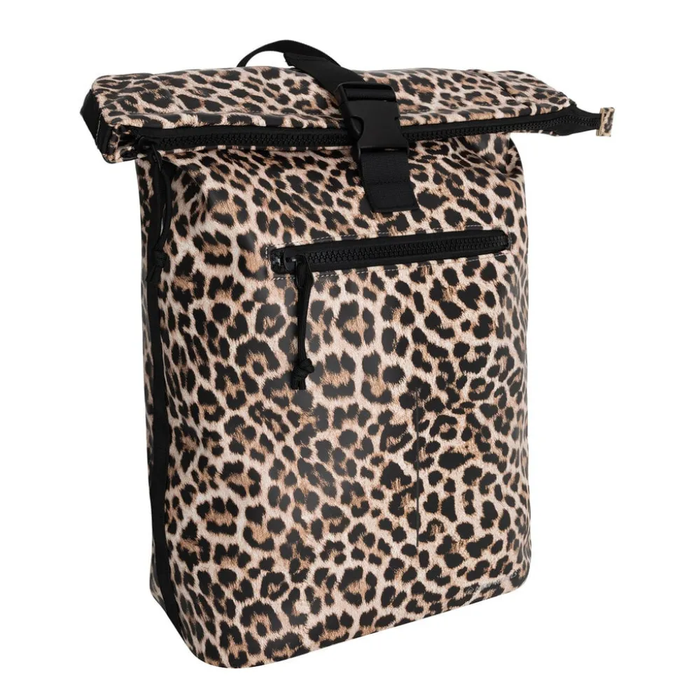 New Rebels Mart New York Leopard / Luipaard 21L Rugtas Rolltop Waterafstotend Laptop 15.6"