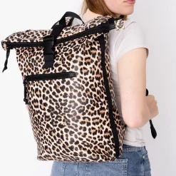New Rebels Mart New York Leopard  / Luipaard 21L Rugtas Rolltop Waterafstotend Laptop 15.6"