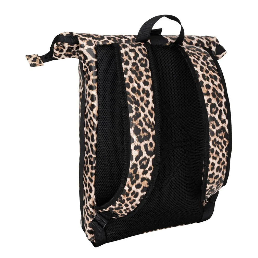 New Rebels Mart New York Leopard / Luipaard 21L Rugtas Rolltop Waterafstotend Laptop 15.6"