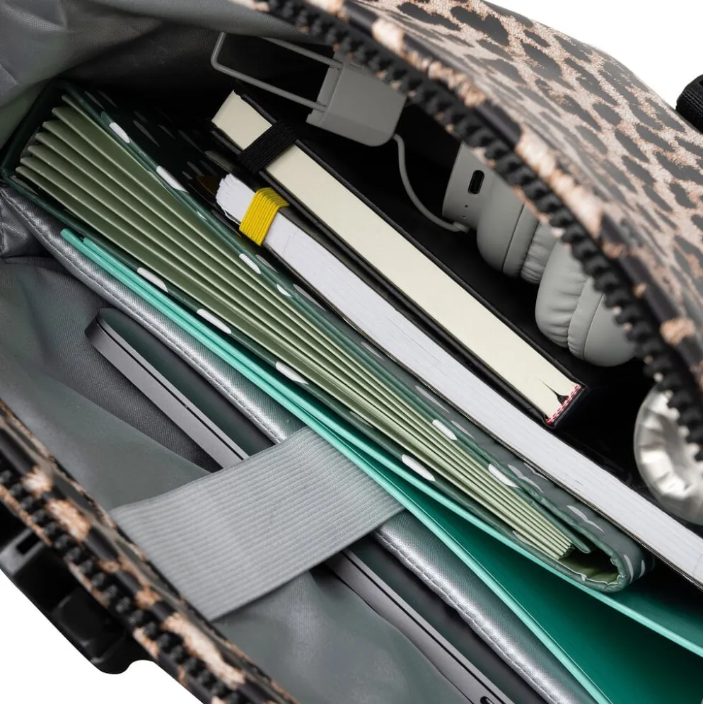 New Rebels Mart New York Leopard / Luipaard 21L Rugtas Rolltop Waterafstotend Laptop 15.6"