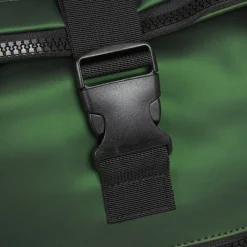 New Rebels Mart New York Metallic Groen 21L Rugtas Rolltop Waterafstotend Laptop 15.6