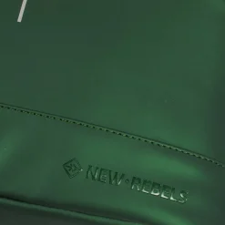 New Rebels Mart New York Metallic Groen 21L Rugtas Rolltop Waterafstotend Laptop 15.6