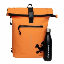 New Rebels Mart New York WK Matchpack Limited Edition Oranje Rolltop Rugzak 17-21L Laptop 15.6” Waterafstotend