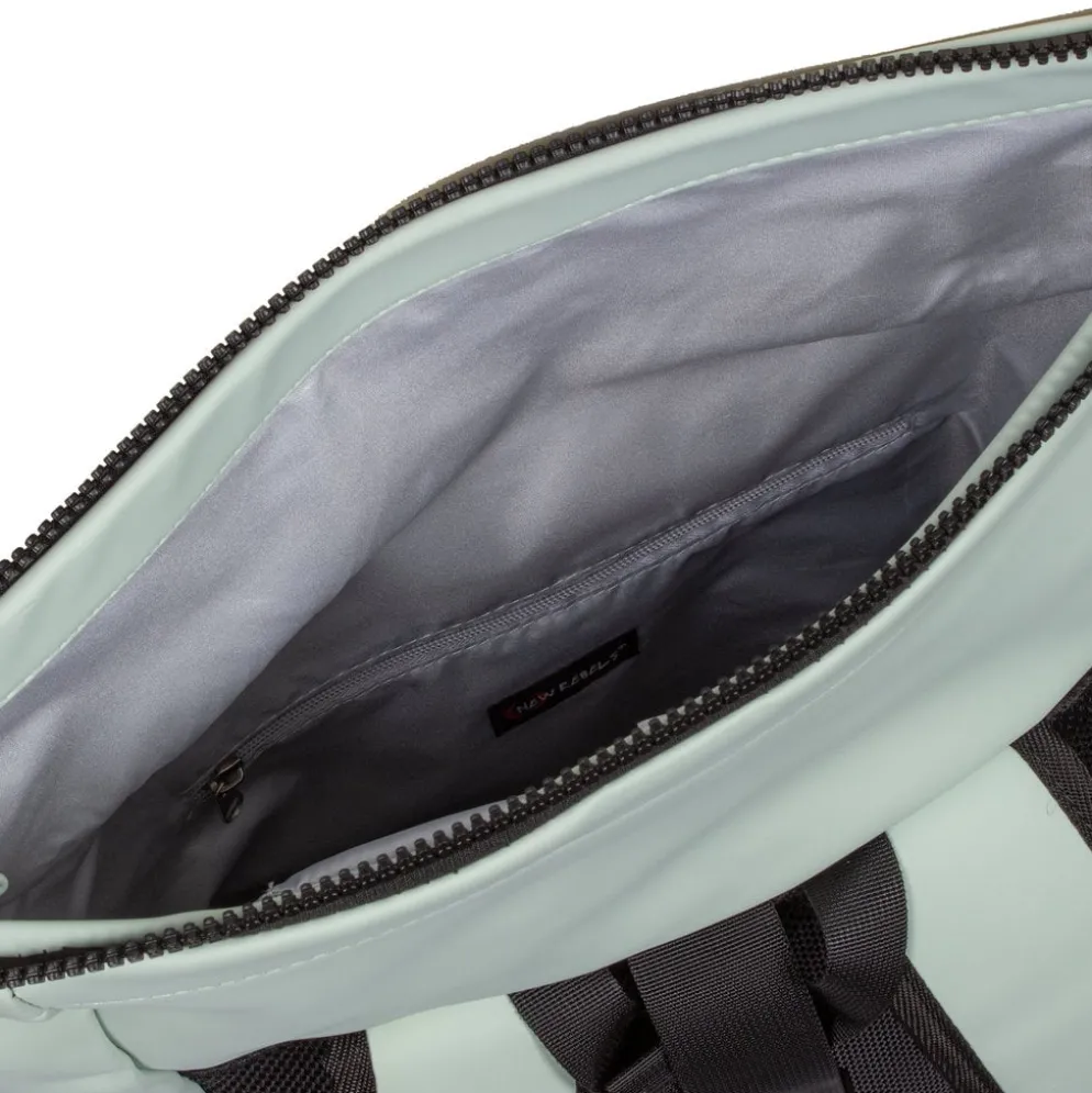 New Rebels Mart New York Mint 21L Rugtas Rolltop Waterafstotend Laptop 15.6"