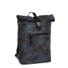 New Rebels Mart New York Camouflage Army Donker 21L Rugtas Rolltop Waterafstotend Laptop 15.6"