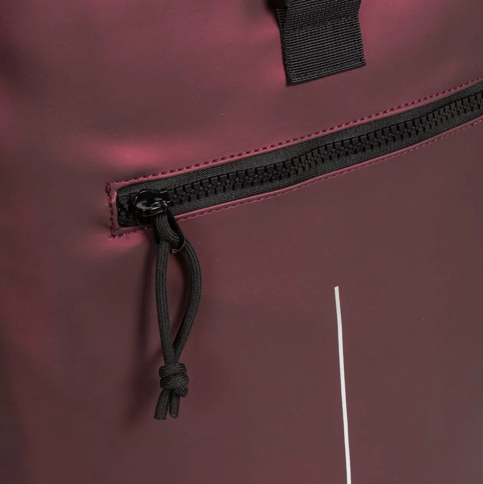 New Rebels Mart New York Metallic Burgundy 21L Rugtas Waterafstotend Laptop 15.6"