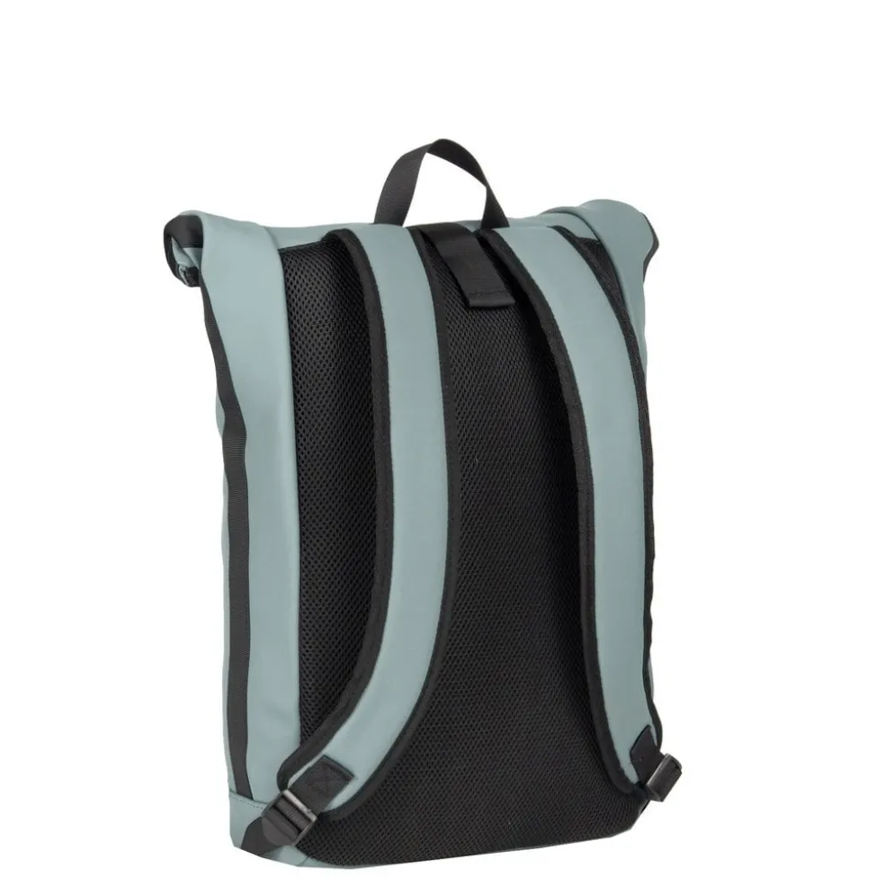 New Rebels Mart New York Zacht Blauw 21L Rugtas Rolltop Waterafstotend Laptop 15.6"