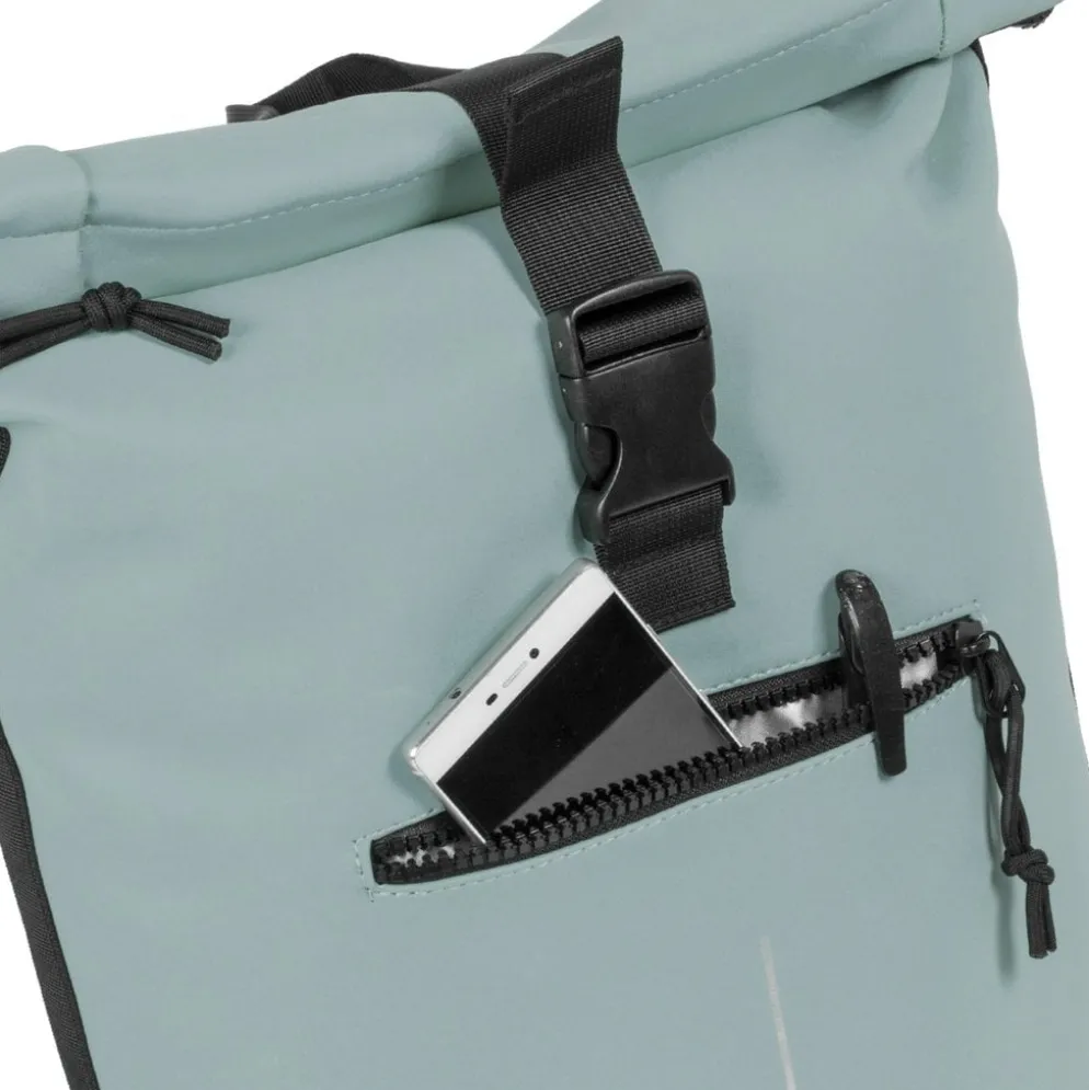 New Rebels Mart New York Zacht Blauw 21L Rugtas Rolltop Waterafstotend Laptop 15.6"