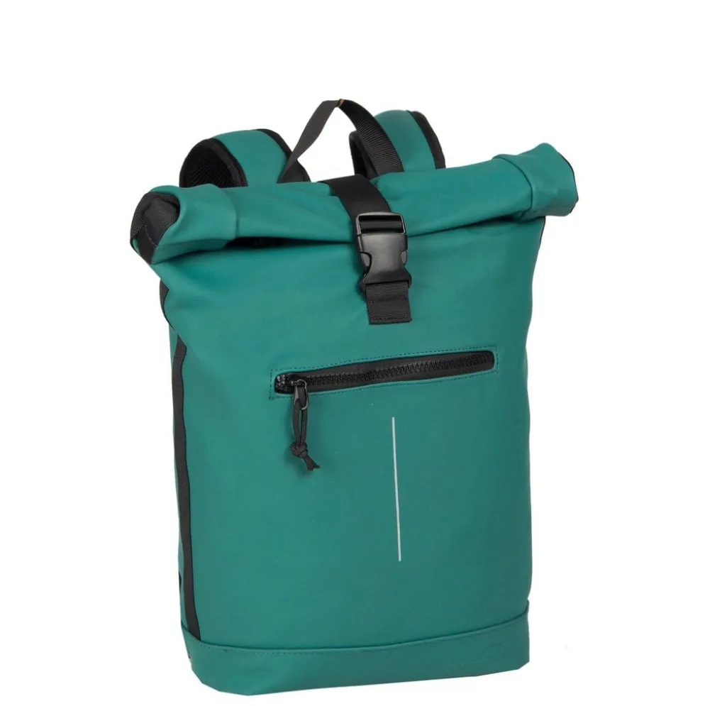 New Rebels Mart New York Petrol 21L Rugtas Rolltop Waterafstotend Laptop15.6"