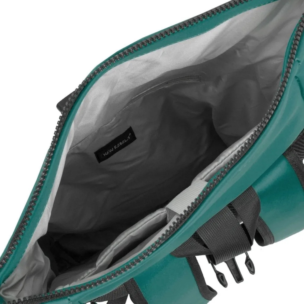 New Rebels Mart New York Petrol 21L Rugtas Rolltop Waterafstotend Laptop15.6"