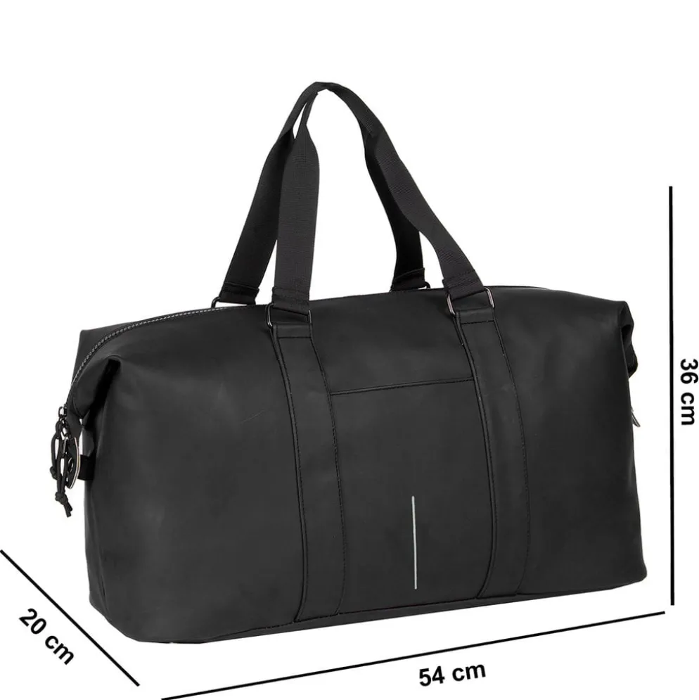 New Rebels Mart Pittsburg Zwart 39L Weekender Reistas Waterafstotend