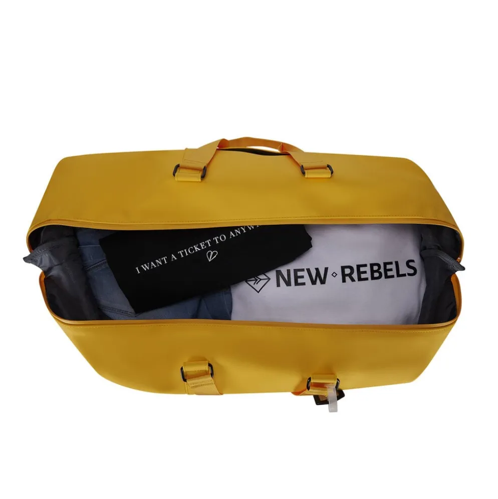 New Rebels Mart Weston Duffel Geel 58L Trolley Waterafstotend