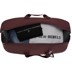New Rebels Mart Weston Duffel Burgundy 58L Trolley Waterafstotend