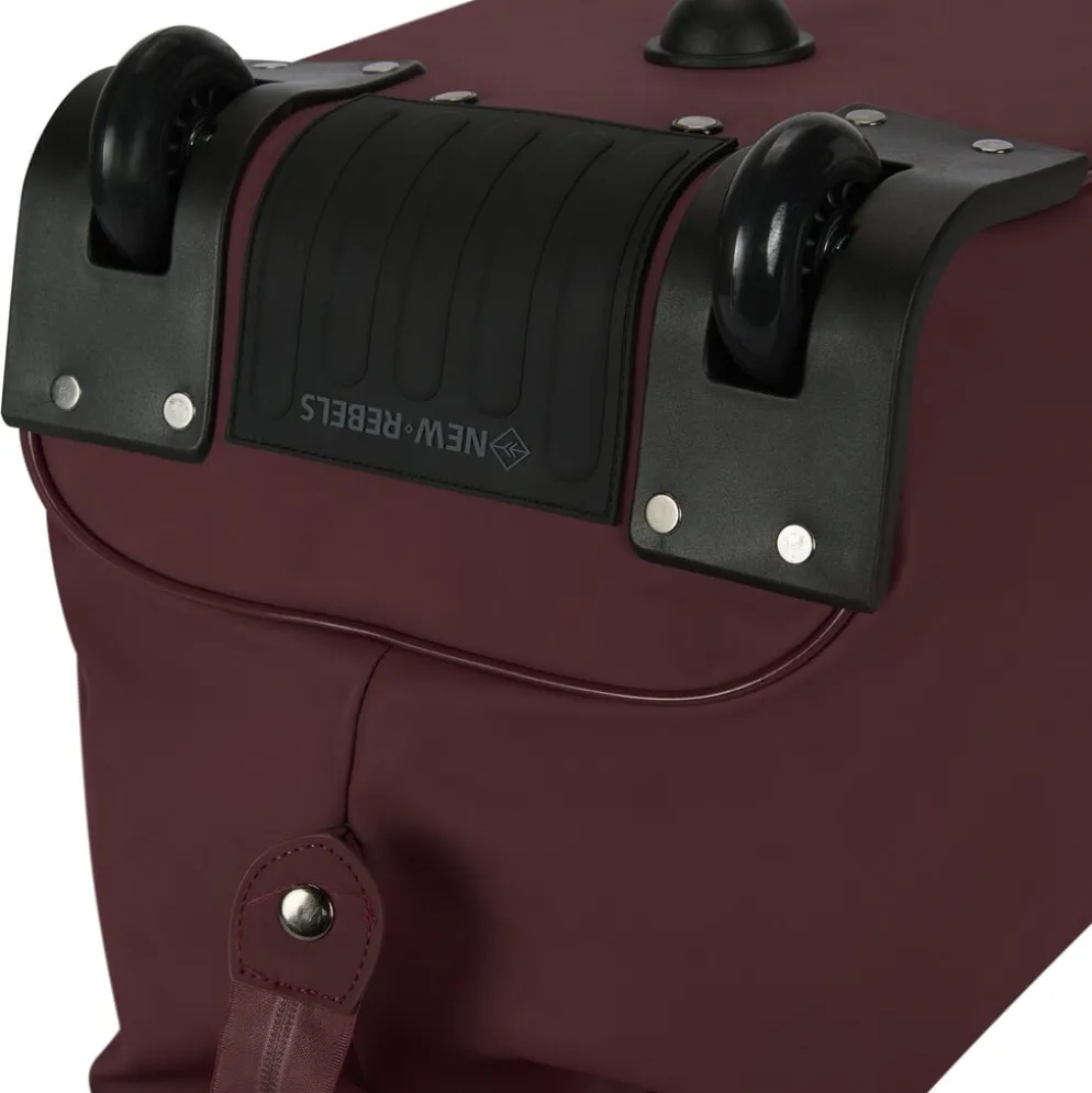 New Rebels Mart Weston Duffel Burgundy 58L Trolley Waterafstotend