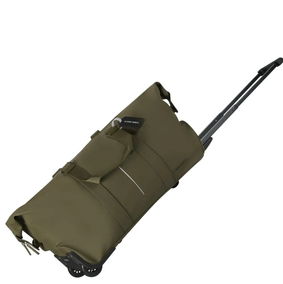 New Rebels Mart Weston Duffel Olijf Groen 58L Trolley Waterafstotend