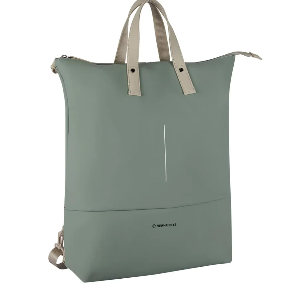 New Rebels Matteo Millburn Salie Groen 18L Rugzak Shopper Waterafstotend Laptop 15.6"