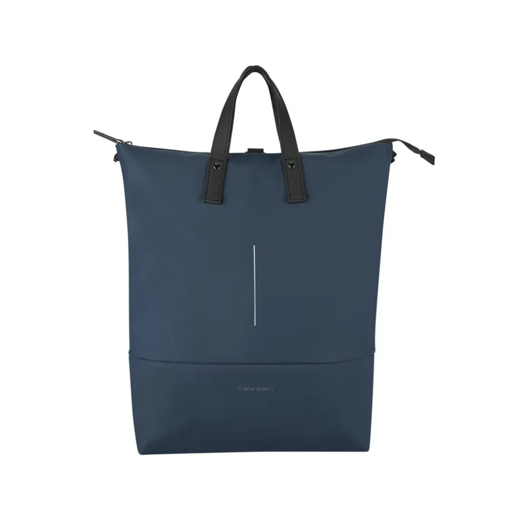 New Rebels Matteo Millburn Navy 18L Rugzak Shopper Waterafstotend Laptop 15.6"