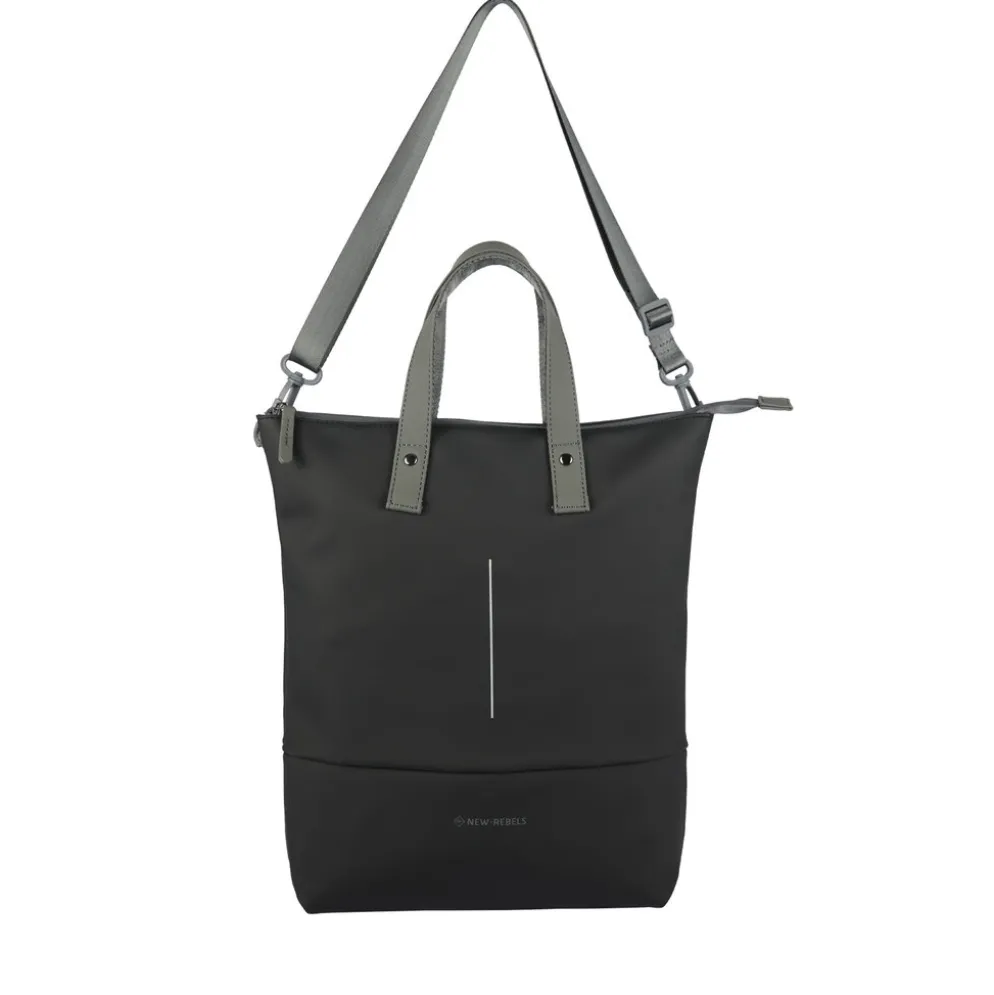 New Rebels Matteo Trenton Zwart 18L Rugzak Shopper Waterafstotend