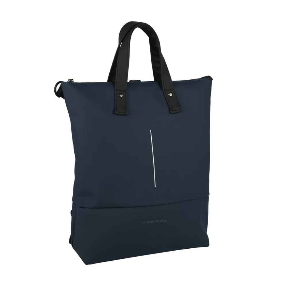 New Rebels Matteo Trenton Navy 18L Rugzak Shopper Waterafstotend