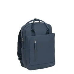 New Rebels Miami Rugzak 9L Waterafstotende Laptop Rugtas 13 inch Schooltas en Werktas van PU Comfortabel Navy