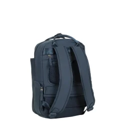 New Rebels Miami Rugzak 9L Waterafstotende Laptop Rugtas 13 inch Schooltas en Werktas van PU Comfortabel Navy