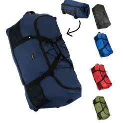 New Rebels Nevada Newark Schaduw Blauw 110L Rollable Trolley Weekendtas Waterafstotend