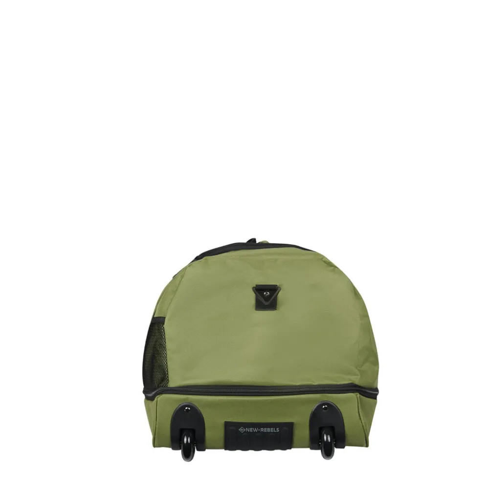 New Rebels Nevada Newark Olijf Groen 110L Rollable Trolley Weekendtas Waterafstotend