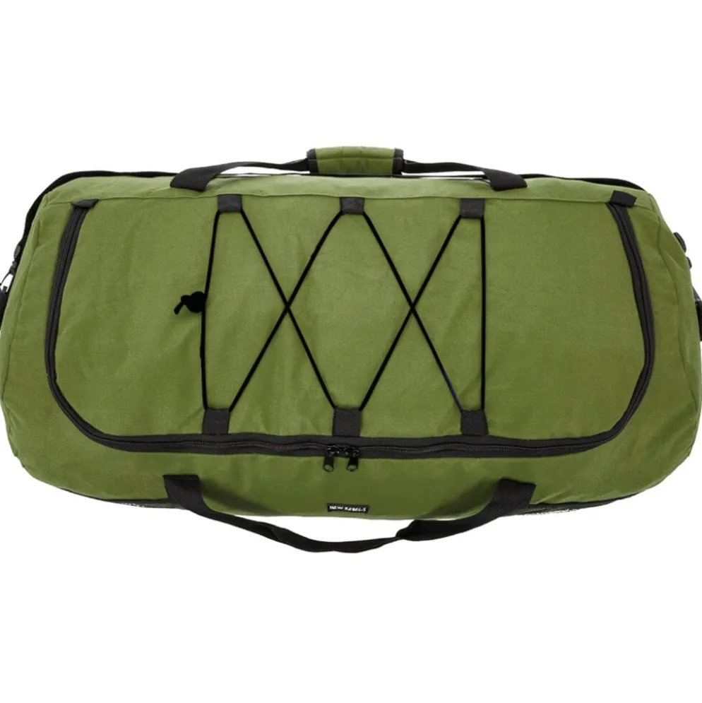 New Rebels Nevada Newark Olijf Groen 110L Rollable Trolley Weekendtas Waterafstotend