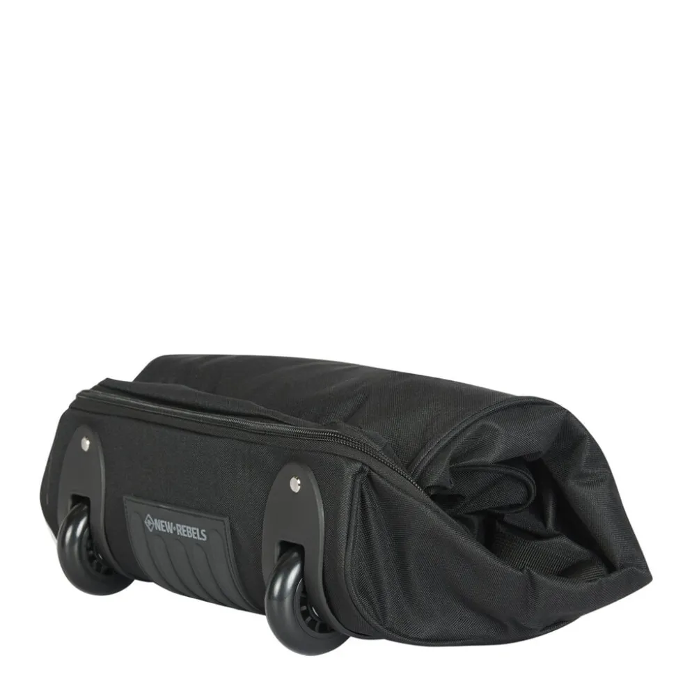 New Rebels Nevada Newark Zwart 110L Rollable Trolley Weekendtas Waterafstotend