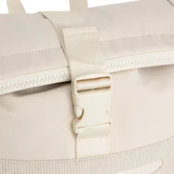New Rebels New York Ribbi Rolltop Rugzak 17-21L Schooltas & Werktas Ribstof Laptop Rugtas 15.6 inch Beige