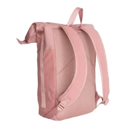 New Rebels New York Ribbi Rolltop Rugzak 17-21L Schooltas & Werktas Ribstof Laptop Rugtas 15.6 inch Old Pink