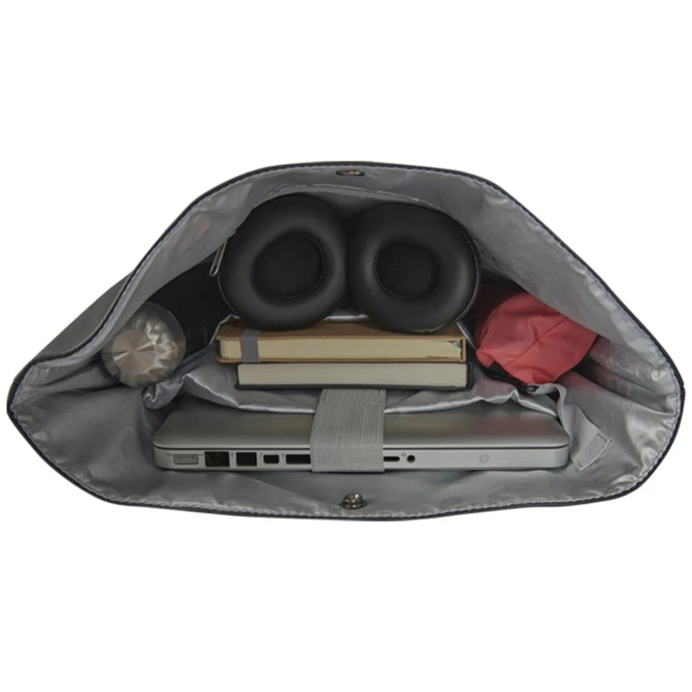 New Rebels Omar Kileen Zwart 6L Shopper Waterafstotend Laptop 13"