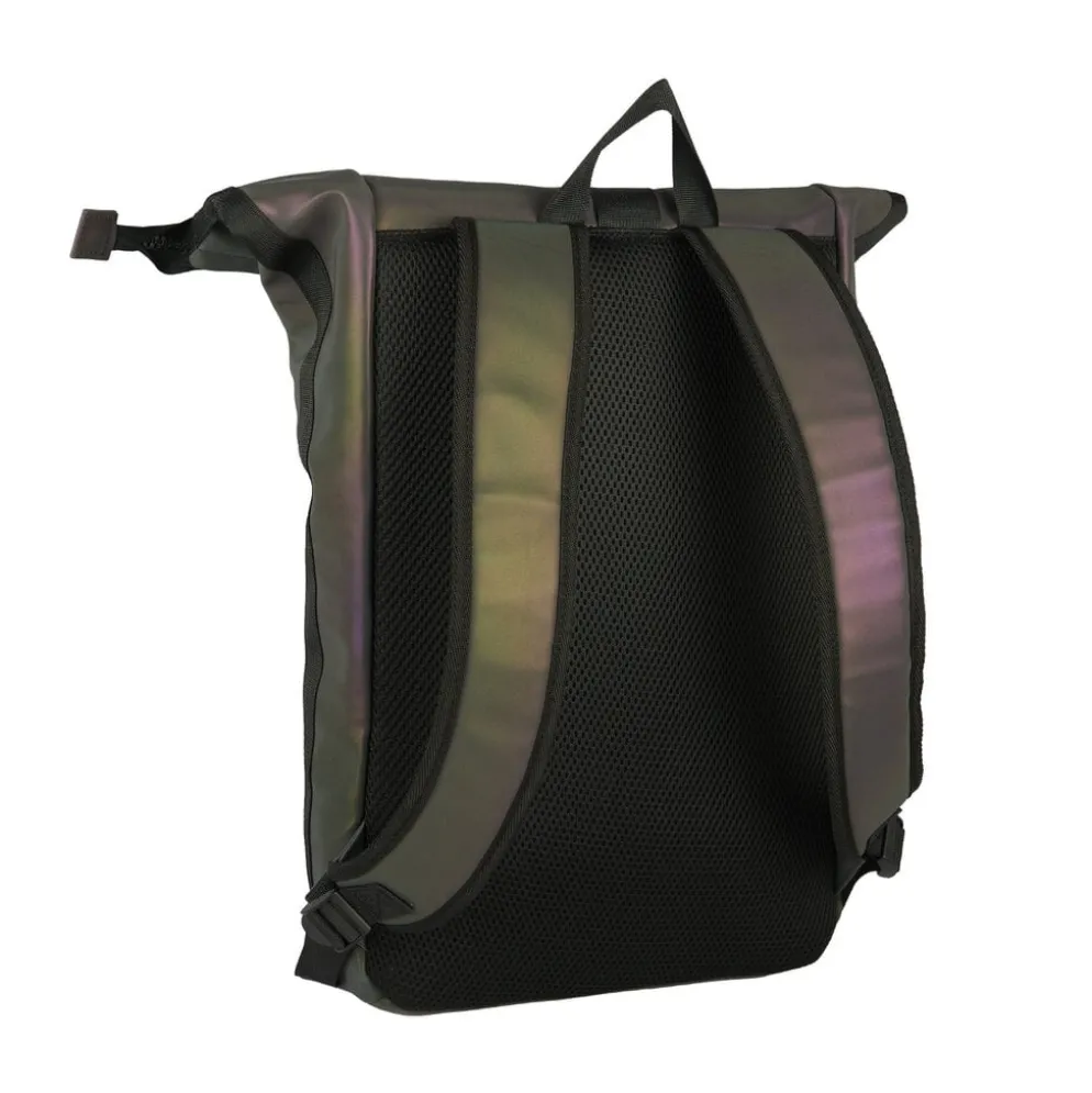 New Rebels Reflect New York Two Tone 21L Rolltop Rugzak Waterafstotend Laptop 15.6"