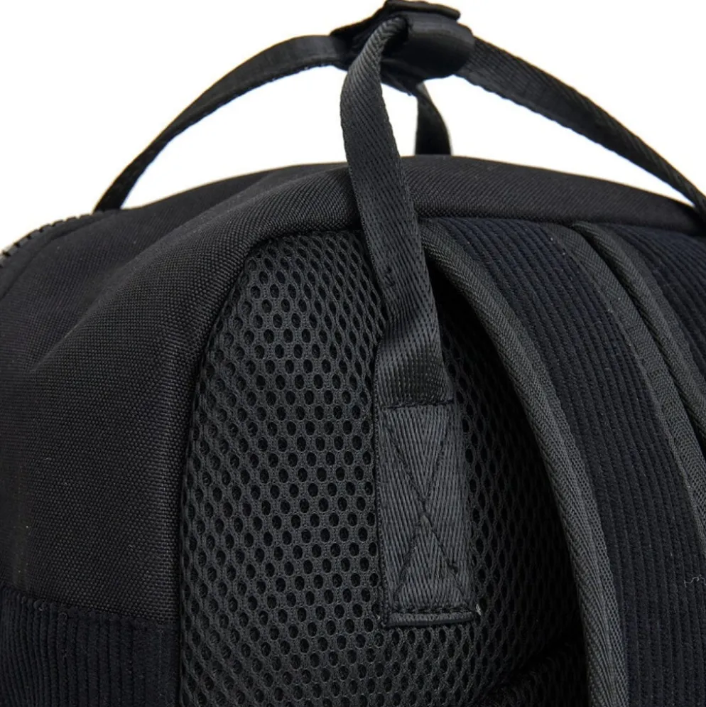 New Rebels Ribbi Juno Handel Backpack mini – Ribstof 900D Polyester 7L Lichtgewicht & Comfortabel – 23x10x31 cm – Dames & Heren Rugzak Black