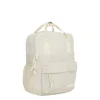 New Rebels Ribbi Juno Handel Backpack mini – Ribstof 900D Polyester 7L Lichtgewicht & Comfortabel – 23x10x31 cm – Dames & Heren Rugzak Beige