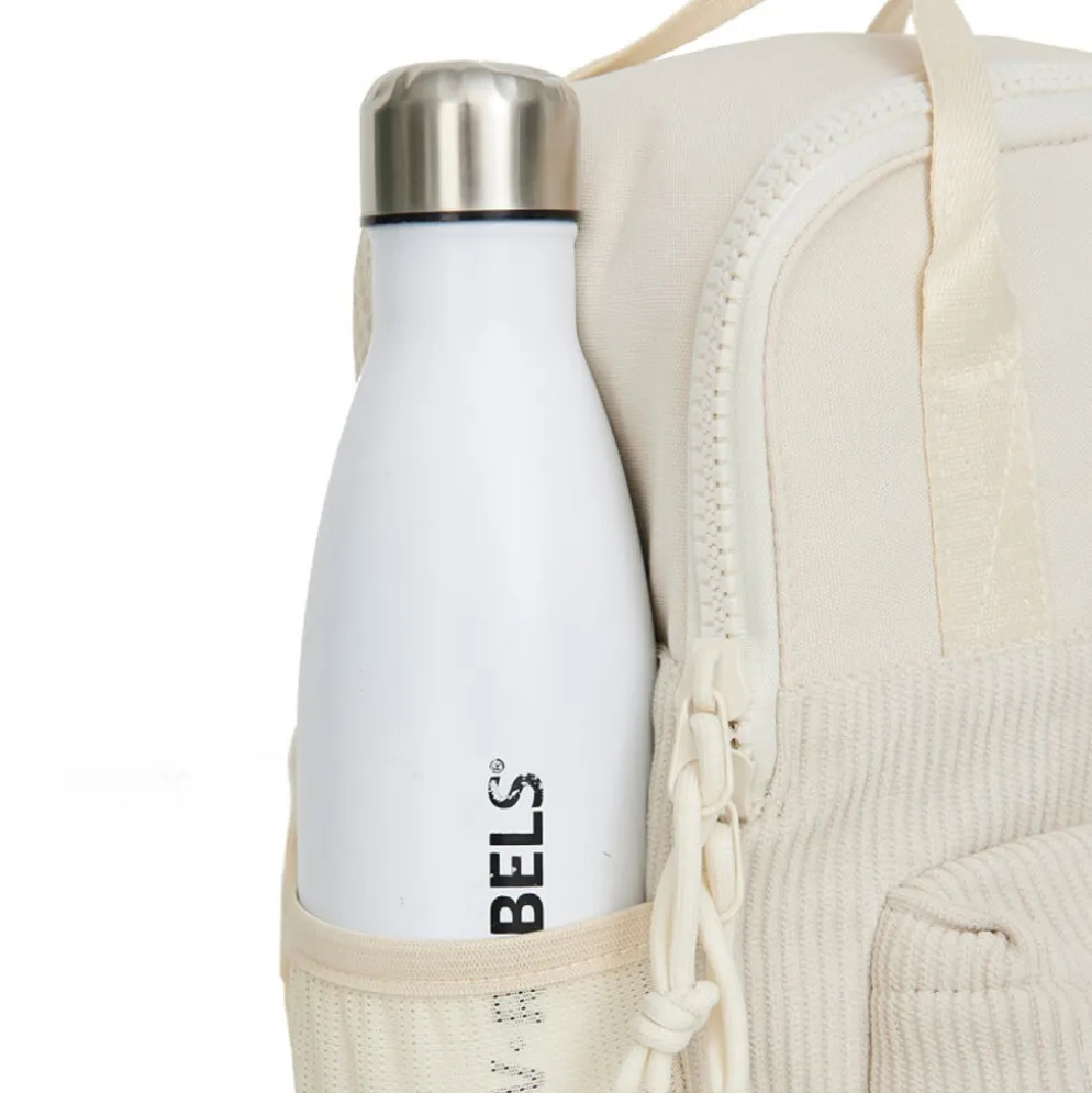 New Rebels Ribbi Juno Handel Backpack mini – Ribstof 900D Polyester 7L Lichtgewicht & Comfortabel – 23x10x31 cm – Dames & Heren Rugzak Beige