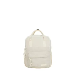 New Rebels Ribbi Juno Handel Backpack mini – Ribstof 900D Polyester 7L Lichtgewicht & Comfortabel – 23x10x31 cm – Dames & Heren Rugzak Beige