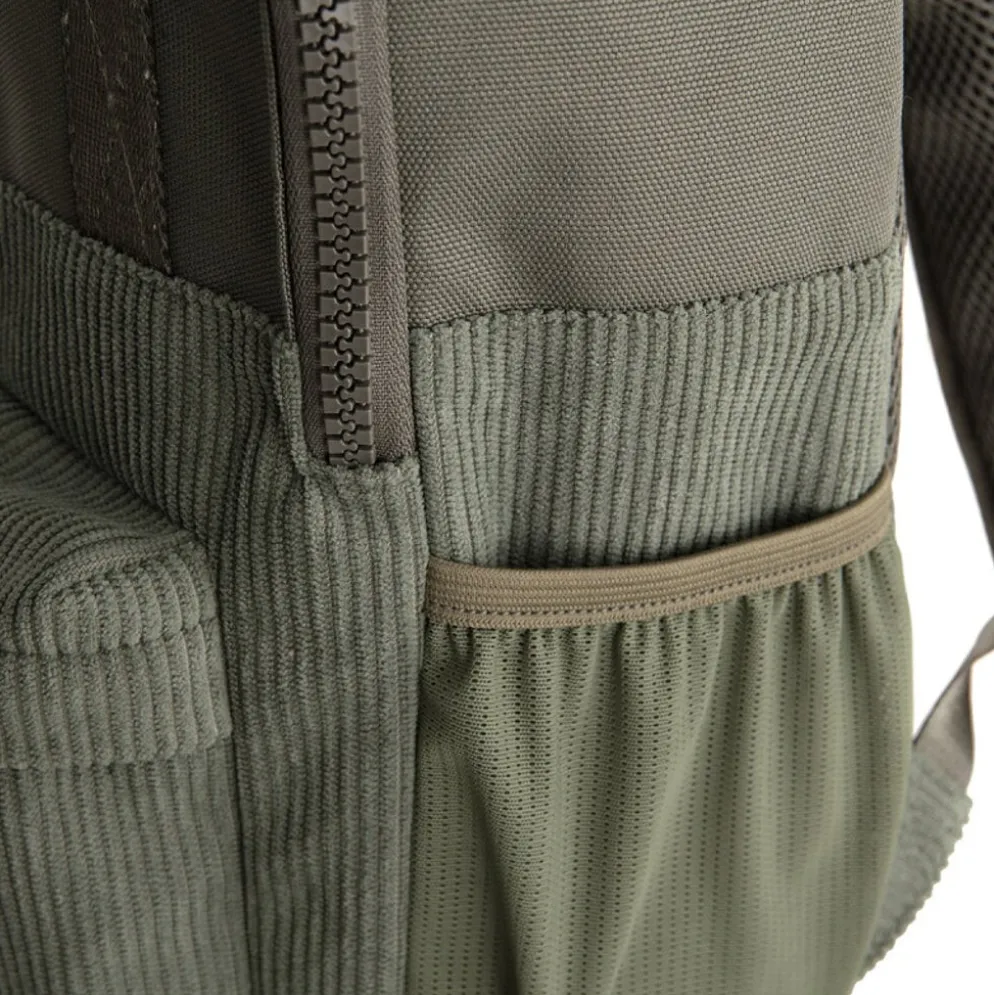 New Rebels Ribbi Juno Handel Backpack mini – Ribstof 900D Polyester 7L Lichtgewicht & Comfortabel – 23x10x31 cm – Dames & Heren Rugzak Sage Green