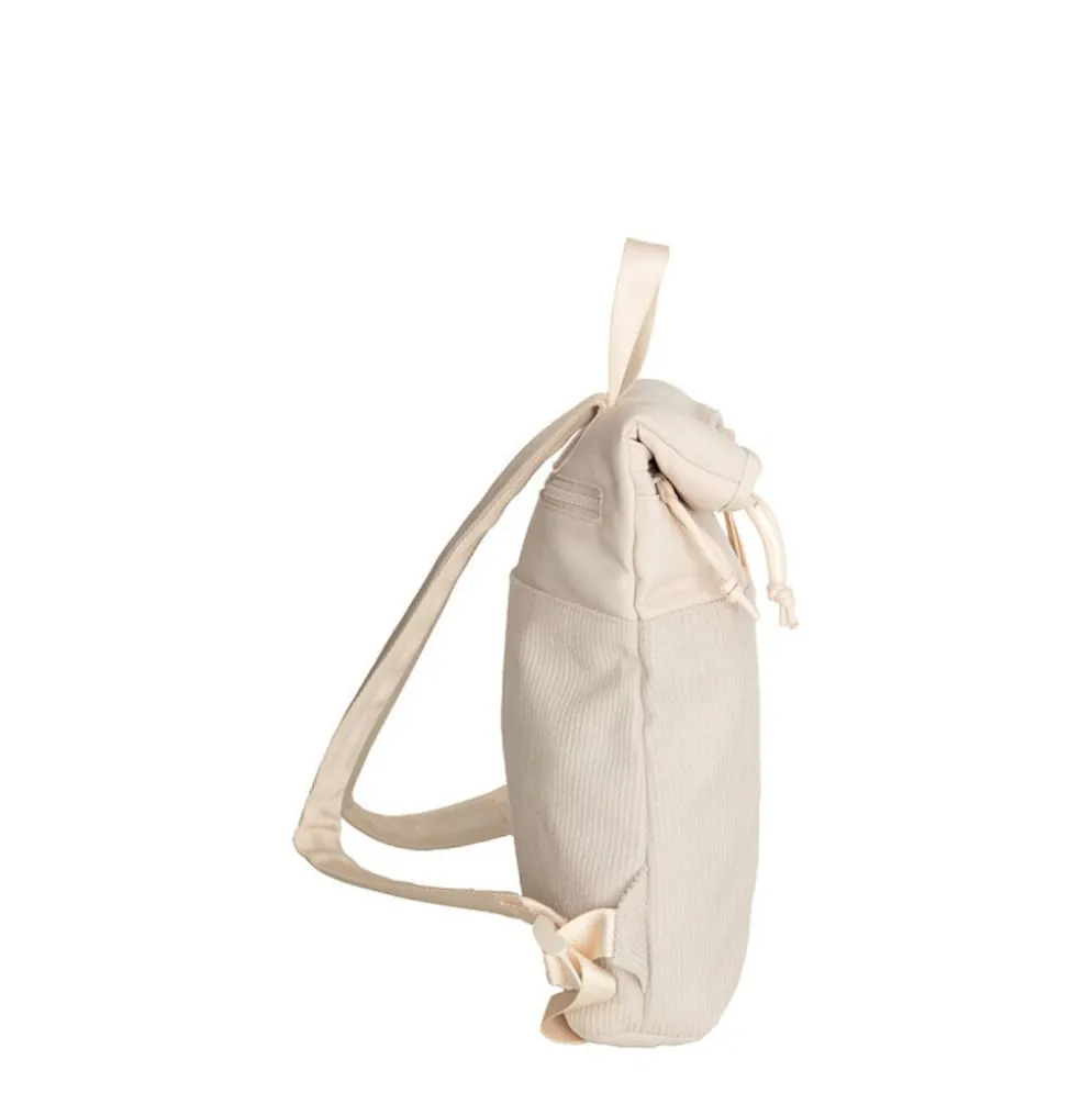 New Rebels Ribbi Los Angeles Rolltop Rugzak Mini Beige - 13 L